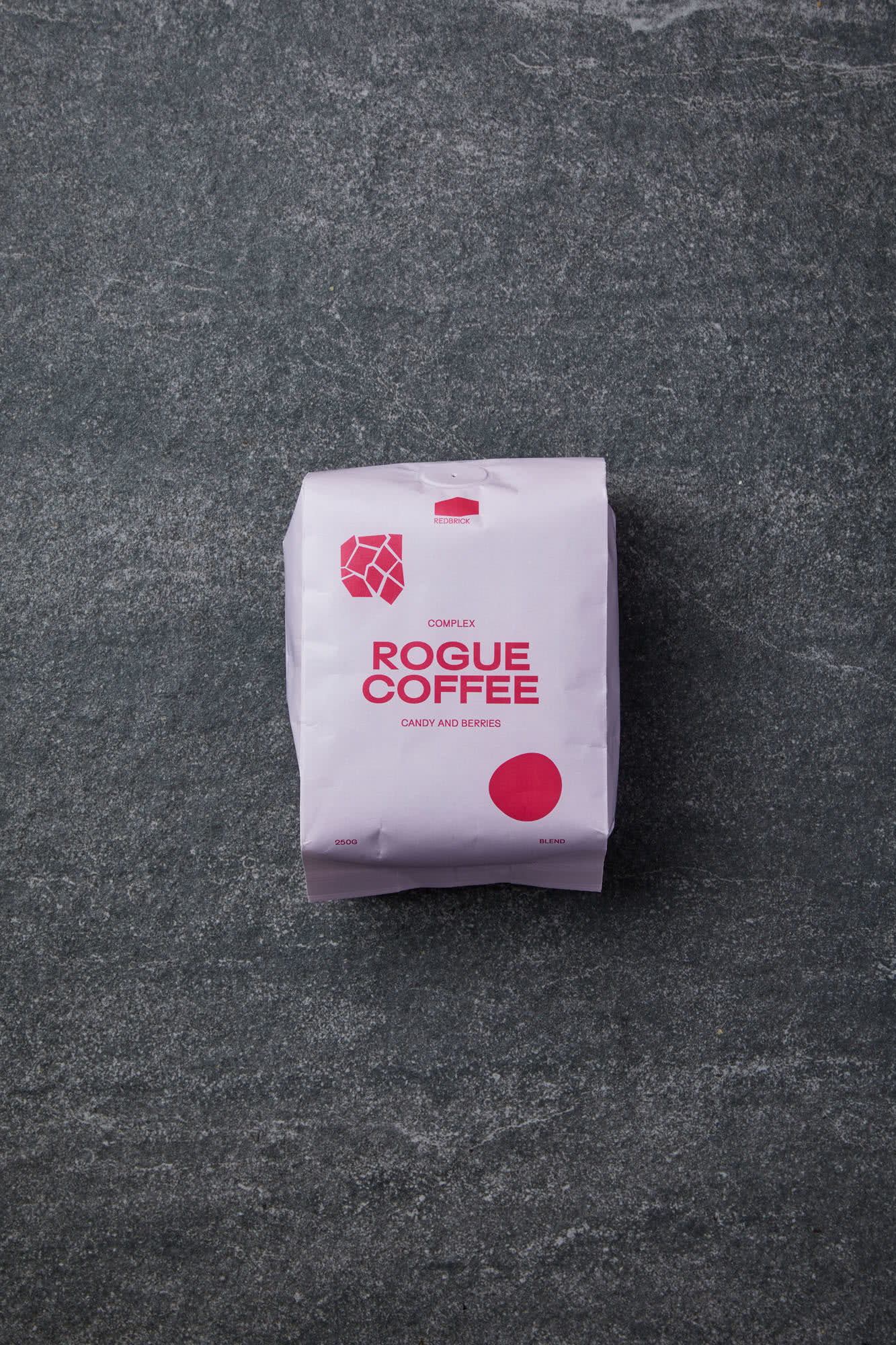 Three Mills Bakery Red Brick Coffee Rogue 250g   Coffee Red Brick Rogue 1 